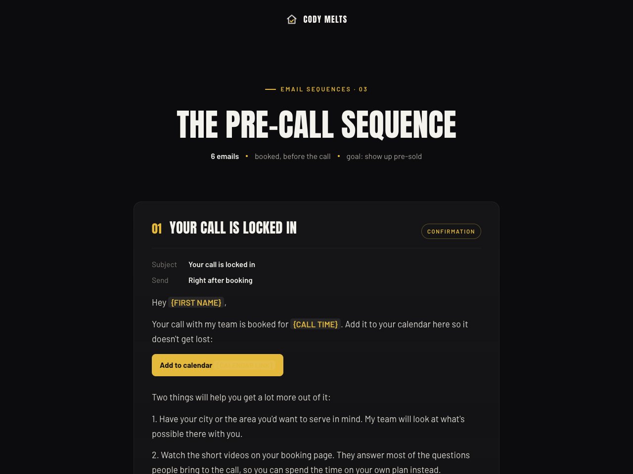 Pre-call preview